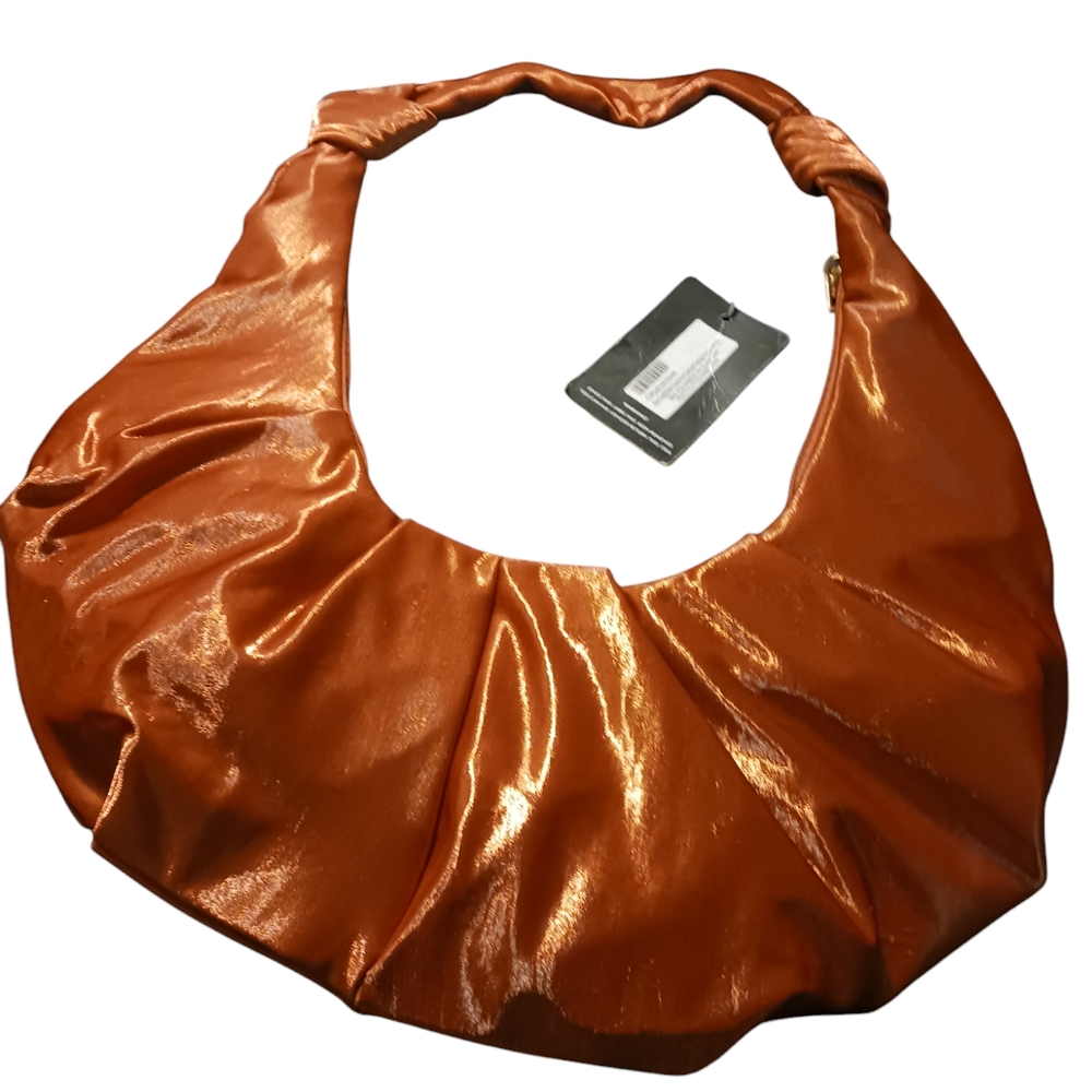 Elegant Orange Hobo Bag